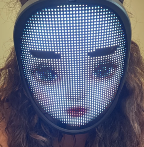 HalloweenFace™ LED Programmable Full Halloween Mask photo review