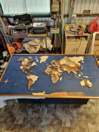 WoodWorld™ 3D Wooden World Map photo review