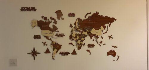 WoodWorld™ 3D Wooden World Map photo review