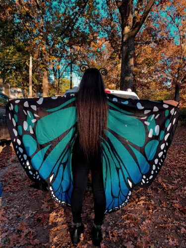 Alia™ Women Fairy Wings Halloween Butterfly Costume photo review