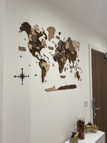 WoodWorld™ 3D Wooden World Map photo review