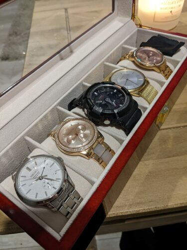 Wooden Watch Display Storage Box photo review