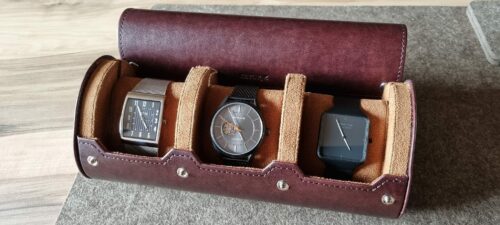 Leather Watch Box Organiser for Men photo review