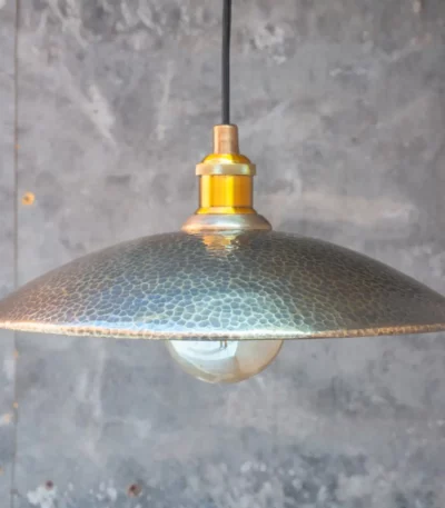 Hammered Bronze Brass Ceiling Light