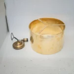 Hammered Brass Cylinder Pendant Light