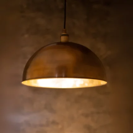 Oil Rubbed Bronze Dome Pendant Light