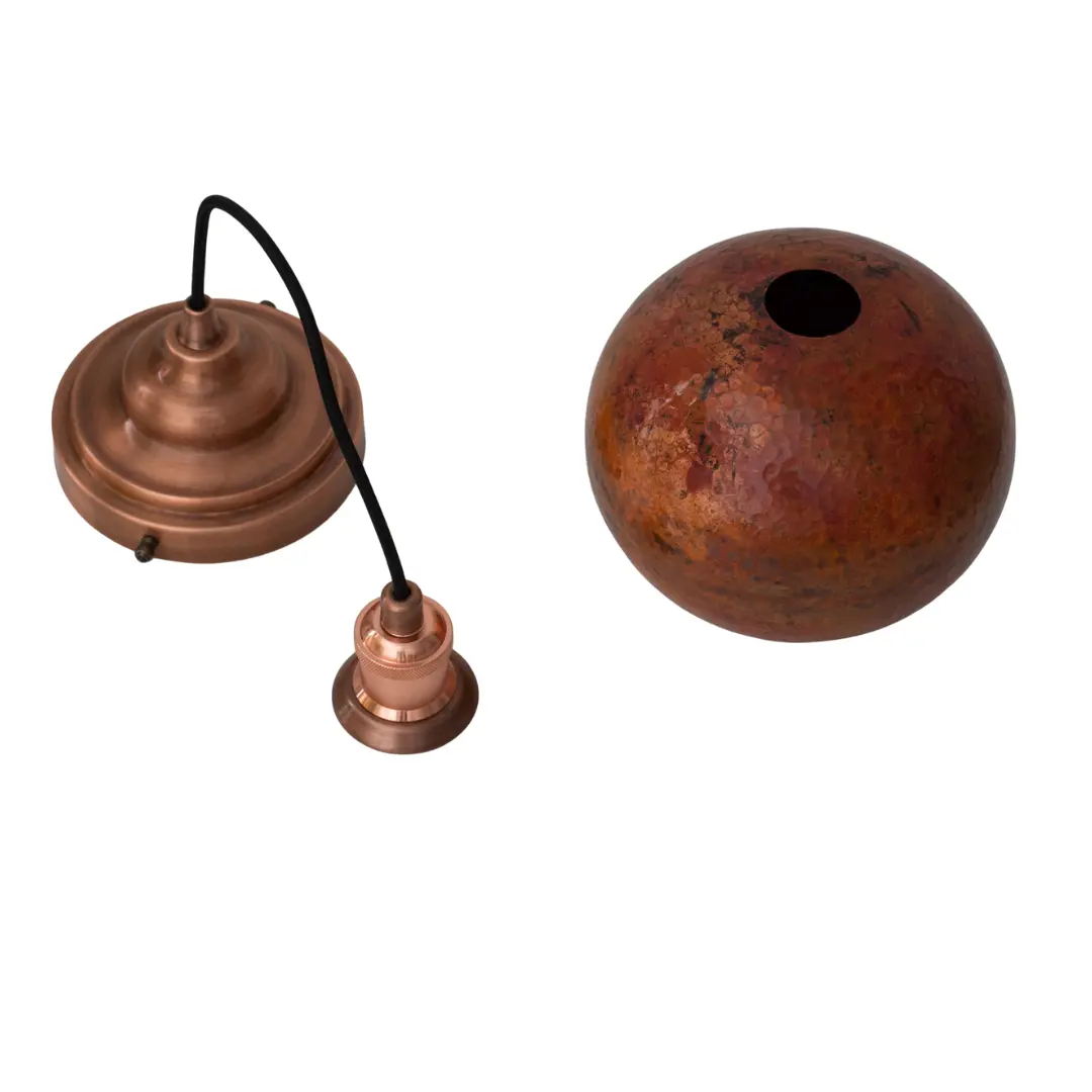 Copper Hanging Lamp