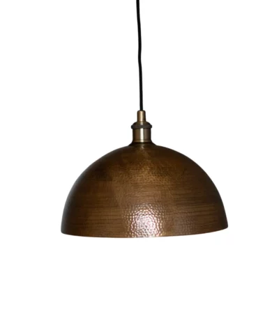 Antique Brass Dome Ceiling Light