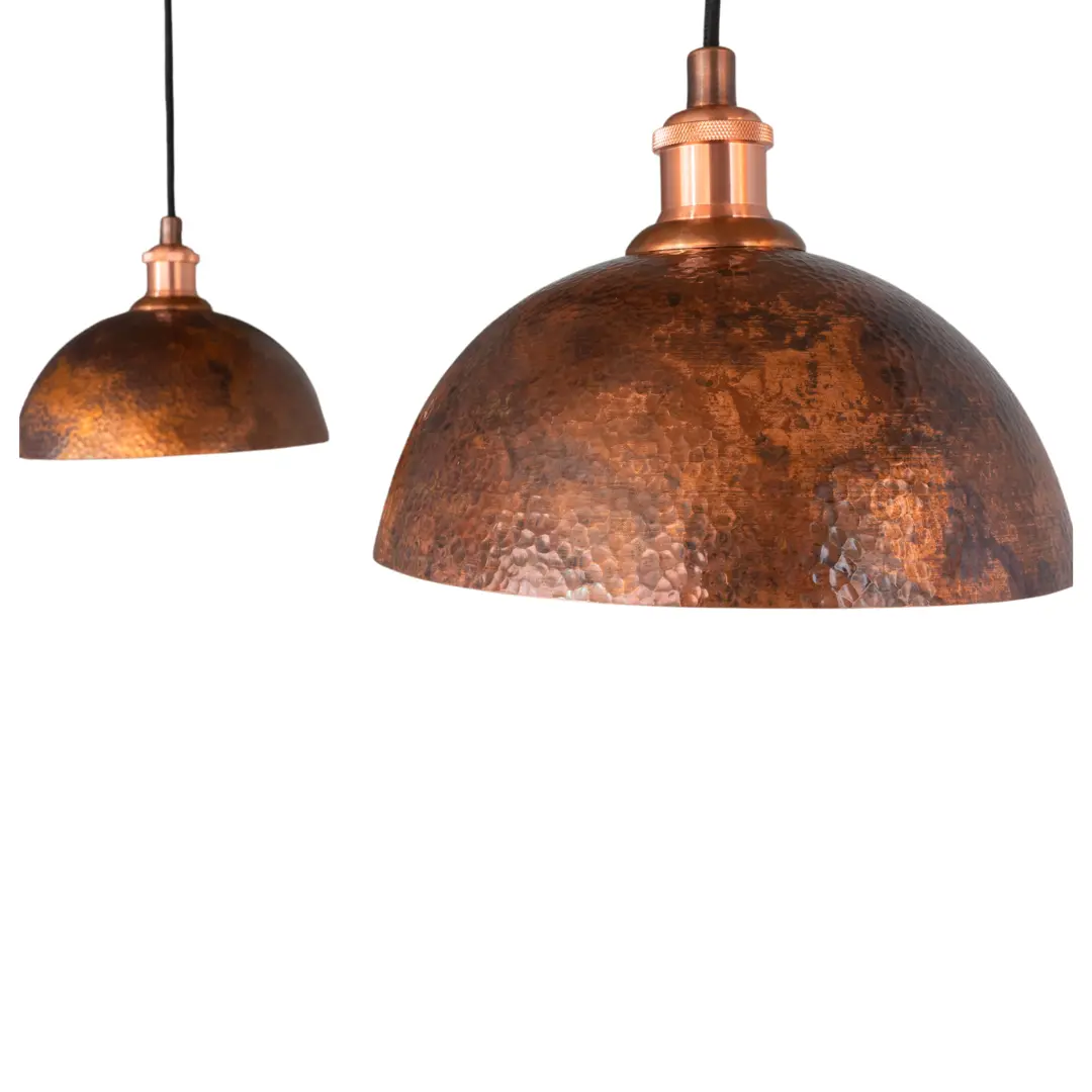 Oxidized Copper Pendant Lights