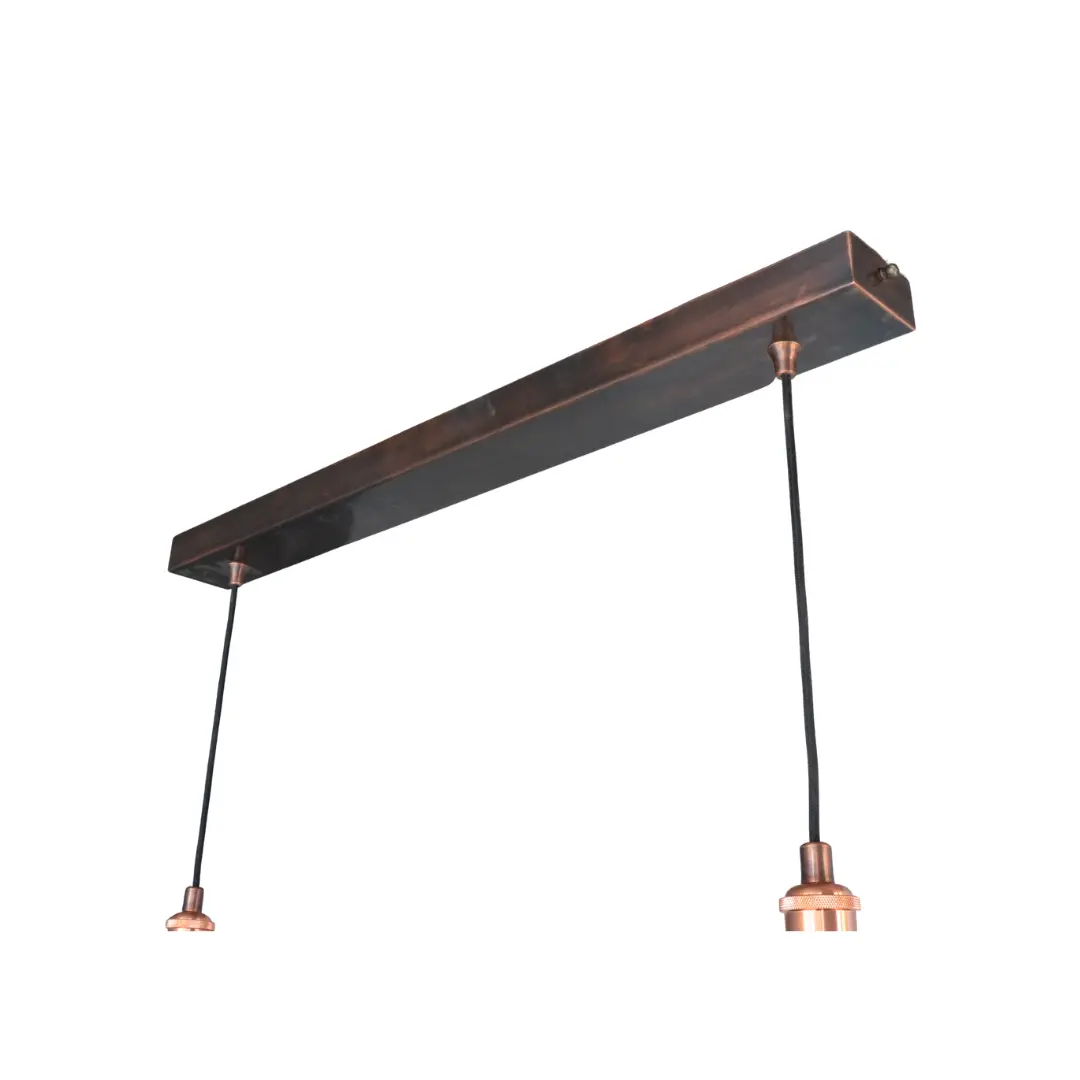 Antique Copper Light Installation