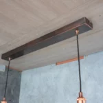 Antique Copper Light Fixture – Pack of Two Pendant Lights