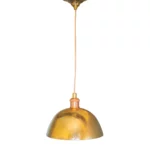 Hammered Brass Pendant Light