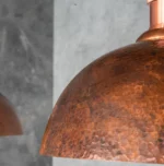 Antique Copper Light Fixture – Pack of Two Pendant Lights