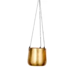 Handcrafted Brass Hanging Planter