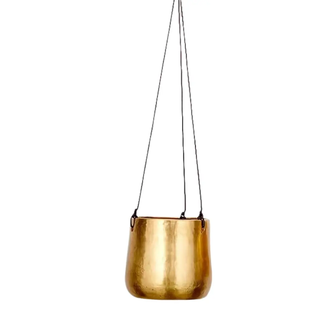 17 Handcrafted Brass Hanging Planter