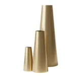 Proportional Brushed Gold Planter Brass