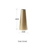 Proportional Brushed Gold Planter Brass