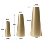 Proportional Brushed Gold Planter Brass