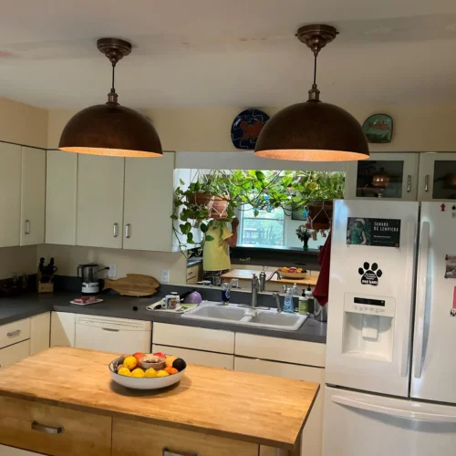 Vintage Copper Pendant Light photo review