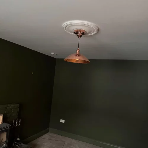 Hammered Copper Light Pendant photo review